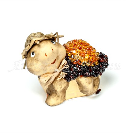Черепаха  в шляпе Керамика Янтарь купить в Евпатории