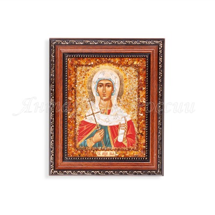 Икона из Янтаря св.Зоя купить в Евпатории