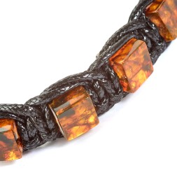 Браслет &quot;Шамбола&quot; из Янтаря