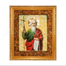 Икона из Янтаря св. Андрей Первозванный