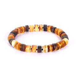 Браслет &quot;Пеньки&quot; из Янтаря
