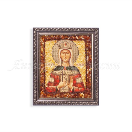 Икона из Янтаря св.Александра купить в Евпатории