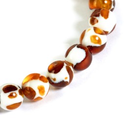 Браслет &quot;Шар&quot; из Янтаря и юв.смолы