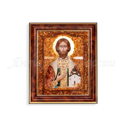 Икона из Янтаря св.Роман купить в Евпатории