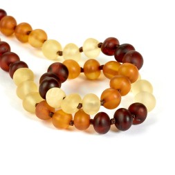 Бусы детские &quot;Мятый шар&quot; из Янтаря