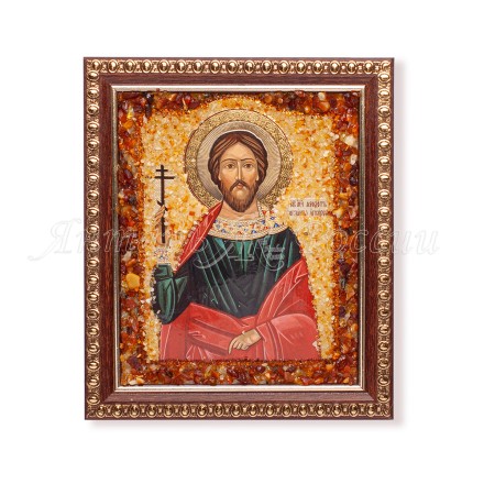 Икона из Янтаря cв.Феодот(Богдан) купить в Евпатории