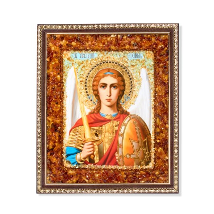 Икона св. Архангел Михаил, янтарь купить в Евпатории