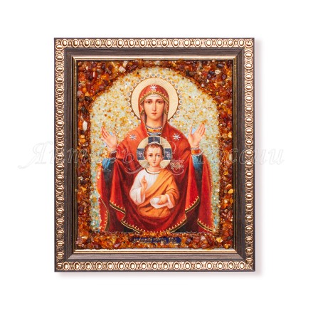 Икона из Янтаря св.Фотина купить в Евпатории