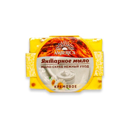 Мыло янтарное &quot;Кремовое&quot; 95г купить