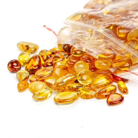 Янтарная галька Аквариумная купить