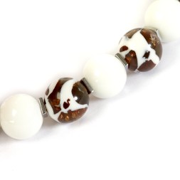 Браслет &quot;Шар&quot; из Янтаря и юв.смолы