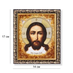 Икона &quot;Спас Нерукотворный&quot; с Янтарем