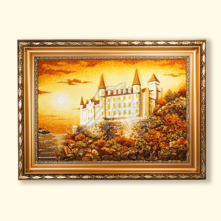 Картина Замок 3 Д, Янтарь купить в Евпатории