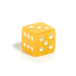Кубик игральный, имитация янтаря